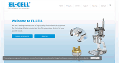 Desktop Screenshot of el-cell.com