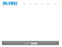 Tablet Screenshot of el-cell.com